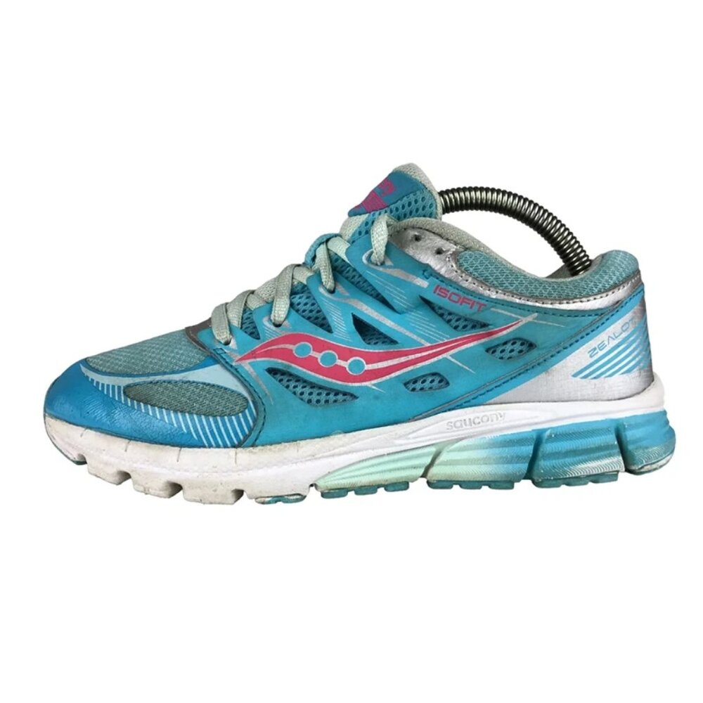 Saucony Womens Aqua ISO Series SY53672 Lace Up Running Shoes Size US 4.5 M - Picture 2 of 10